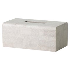 Galuchat Shagreen Long Tissue Box in Parallel Line by Alexander Lamont