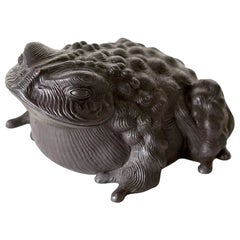 Little Toad Bronze Sculpture by Alexander Lamont