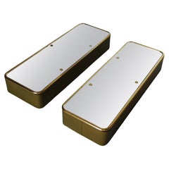 pair of mirrors - bathroom cabinets, Gold