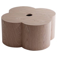 Modern Oak Veneer Minimalist Table: Sleek Design for Contemporary Living Spaces