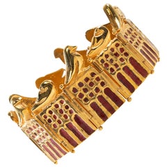 Ramses von Line Vautrin -  Armband aus vergoldeter Bronze