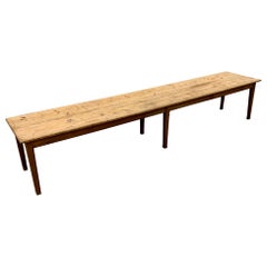 Used Long Farm Table