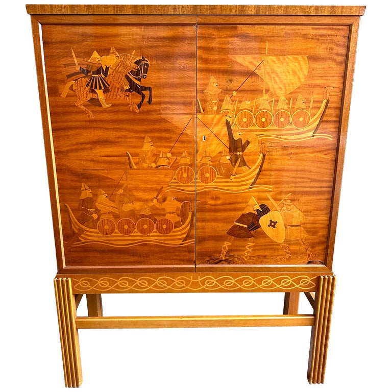 Erik Mattsson Vikingar Cabinet, 1930s