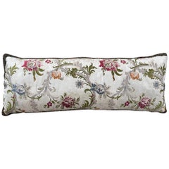 Antique Italian Floral Pillow 