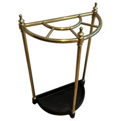 Rounded Brass Umbrella Stand