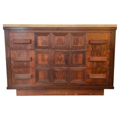 Chestnut Commodes and Chests of Drawers