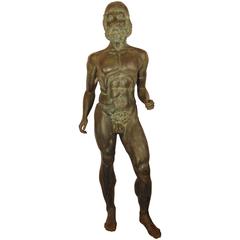 life-sized reproduction of one of The Riace bronzes