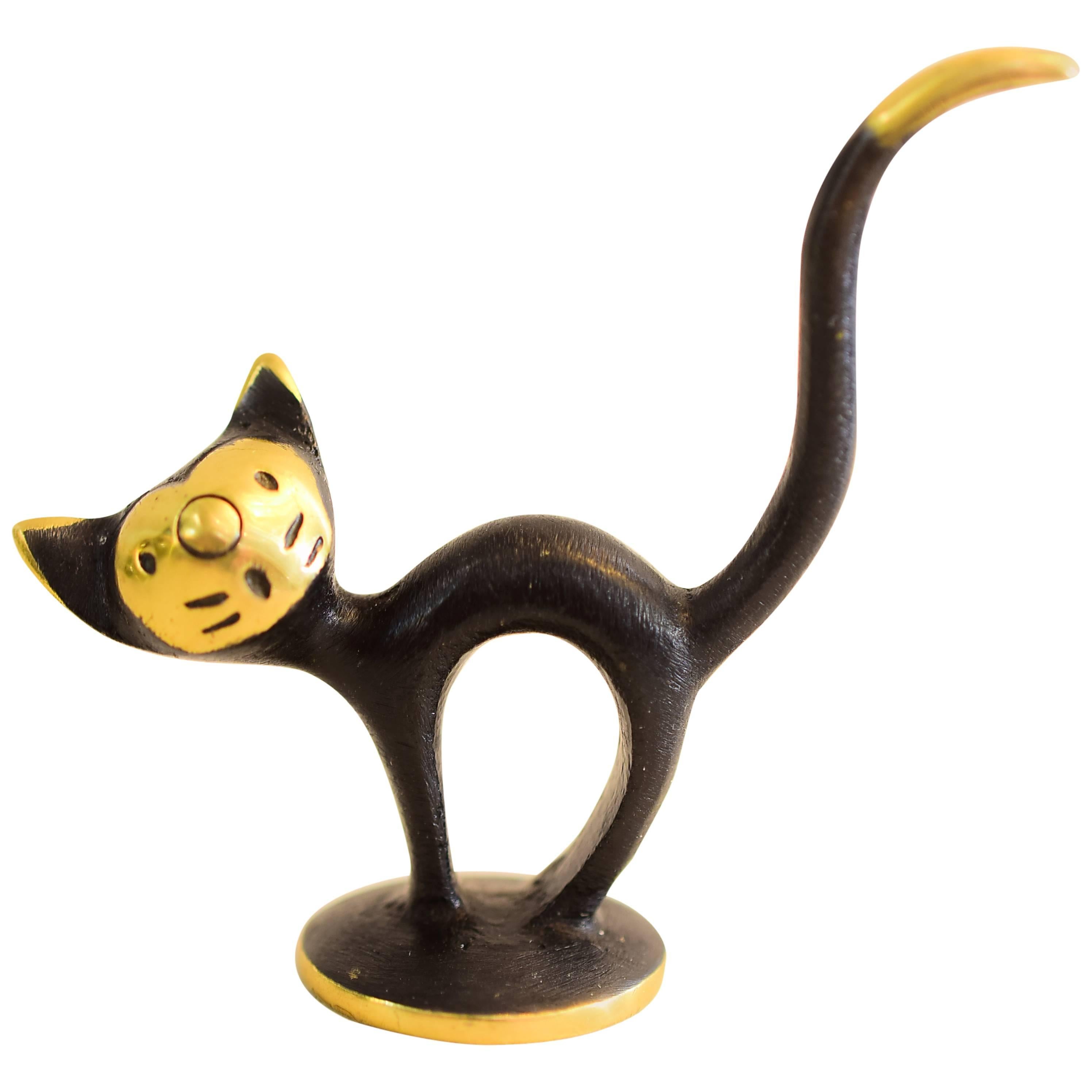 Cat Figurine by Walter Bosse