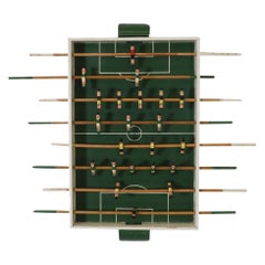 Vintage Mid-Century Hand Painted Foosball Table