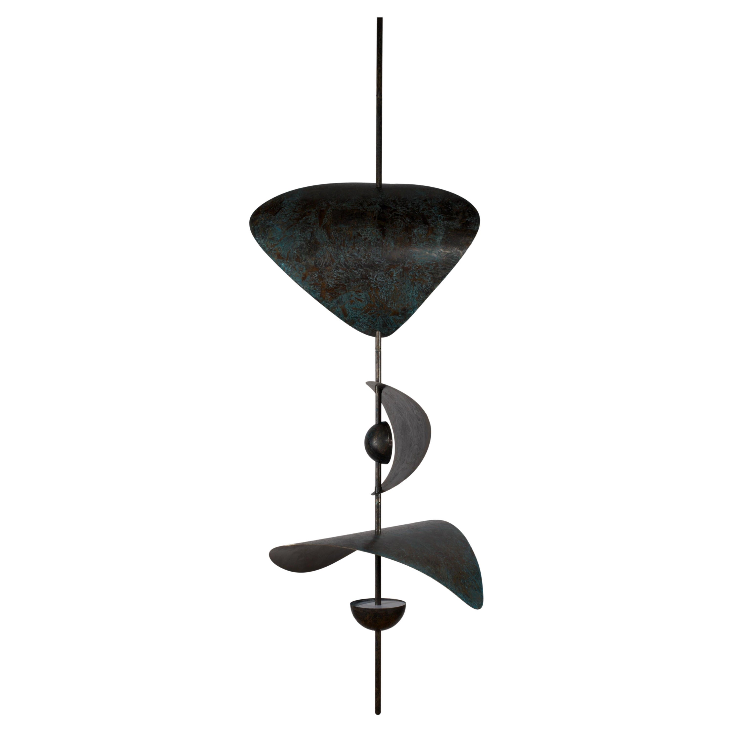 Bonnie Config 1 Lustre sculptural contemporain à LED de très grande taille sur mesure en vente