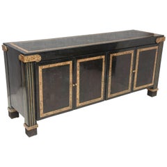 Mid-Century Sideboard Tessellated Marble Neoclassical Style by Maitland-Smith