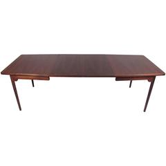 Jens Risom Mid-Century Modern Floating Teak Dining Table 1