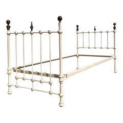 Antique Boho Wrought Iron Day Bed