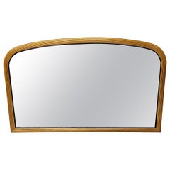 Eine sehr schöne edwardianische Archtop Giltwood Overmantel  Spiegel