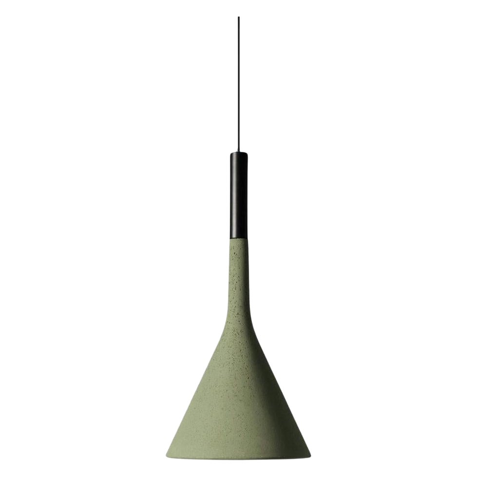 Lampada a sospensione per esterni in cemento 'Aplomb' di Lucidi & Pevere per Foscarini in Greene & Greene