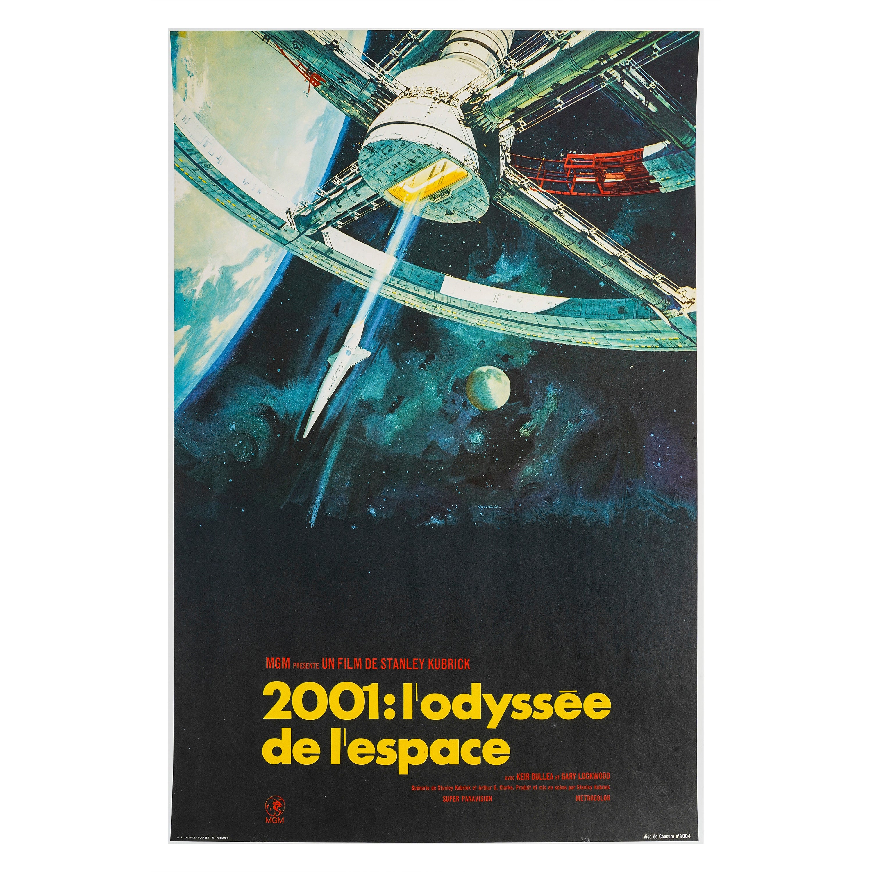 McCall, Original Movie Poster, 2001 Space Odyssey, Science fiction, Kubrick 1980 For Sale