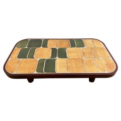 Ceramic Shogun coffee table by Roger Capron, France, 1970's
