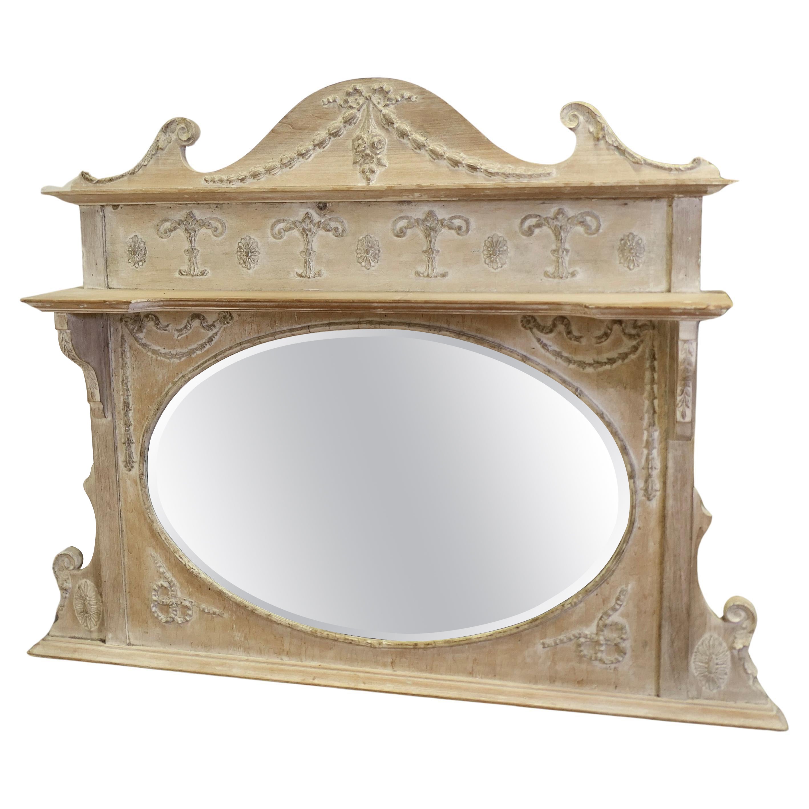Edwardian Mantel Mirrors and Fireplace Mirrors
