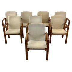 Retro Scandinavian Modern Teak Armchairs from Jesper Furniture- set of 8