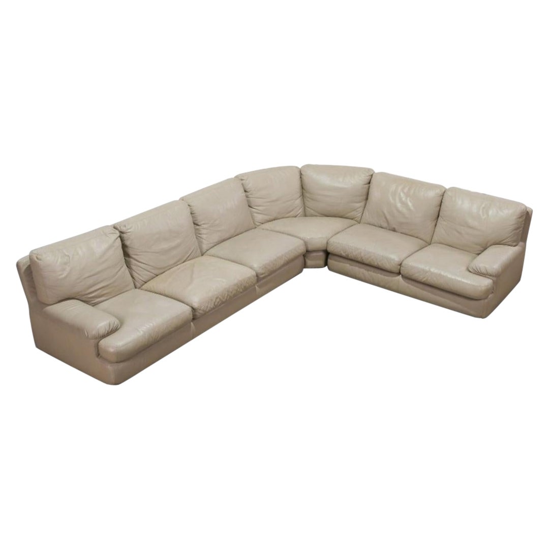 Roche Bobois Leder sectional im Angebot