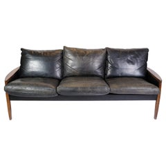 3 pros. Sofa aus Palisanderholz von Hans Olsen, hergestellt von Brdr. Juul K. Aus den 1960er Jahren