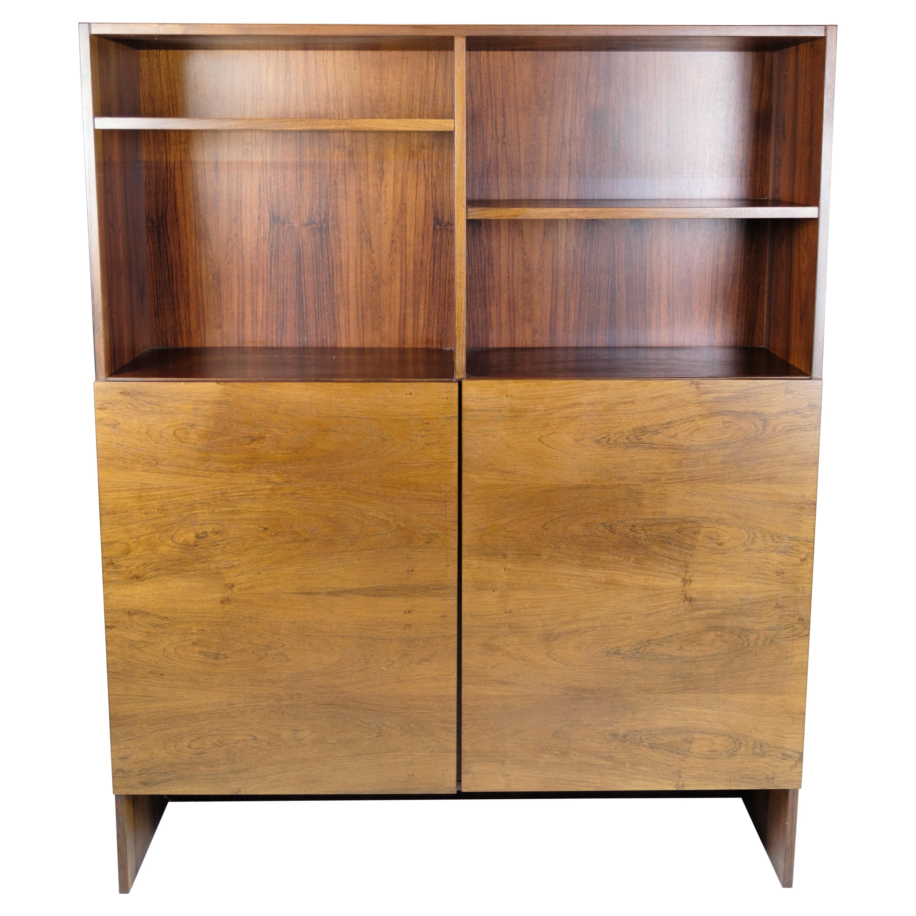 Bookcase Made In Rosewood, Danish Design From 1960s For Sale