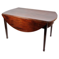 Used Folding Table Made In Polished Mahogany From 1840s