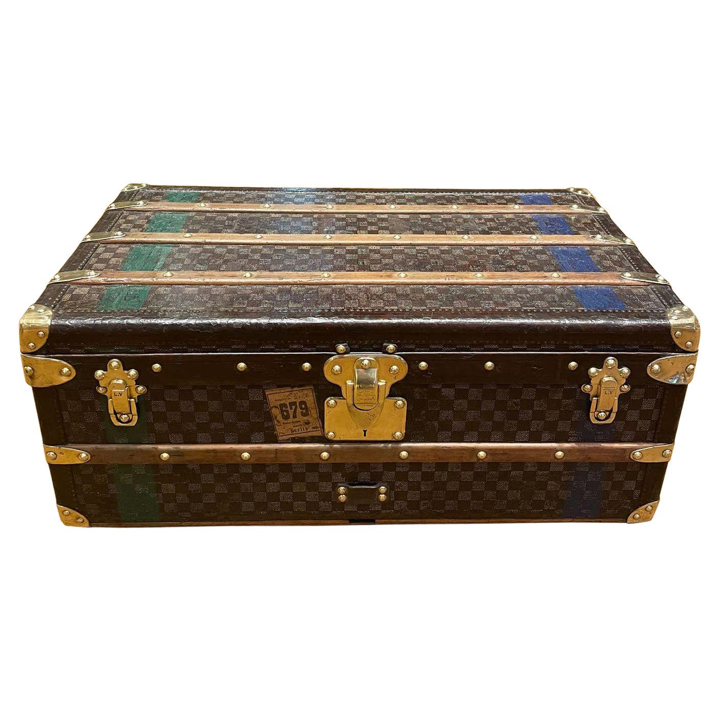 Cette malle cabine Moynat est en excellent état Cette malle cabine Moynat est en excellent état