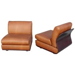 B&B Italia Mario Bellini, Pair of Lounge Chairs