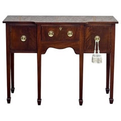 Used Mid 20th Century Hickory Chair Mahogany Traditional Console Table 