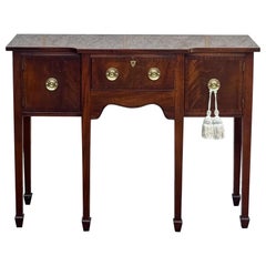 Mid 20th Century Hickory Chair Mahogany Traditional Console Table 