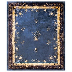 Antique Early 20th Century Chinese Peking Carpet ( 8'4" x 9'10" - 255 x 300 )