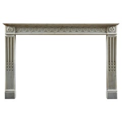 Rare and Very High Quality Antique 18th Century French Fireplace Mantel