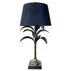Vintage Jansen Palm Tree Table Lamp