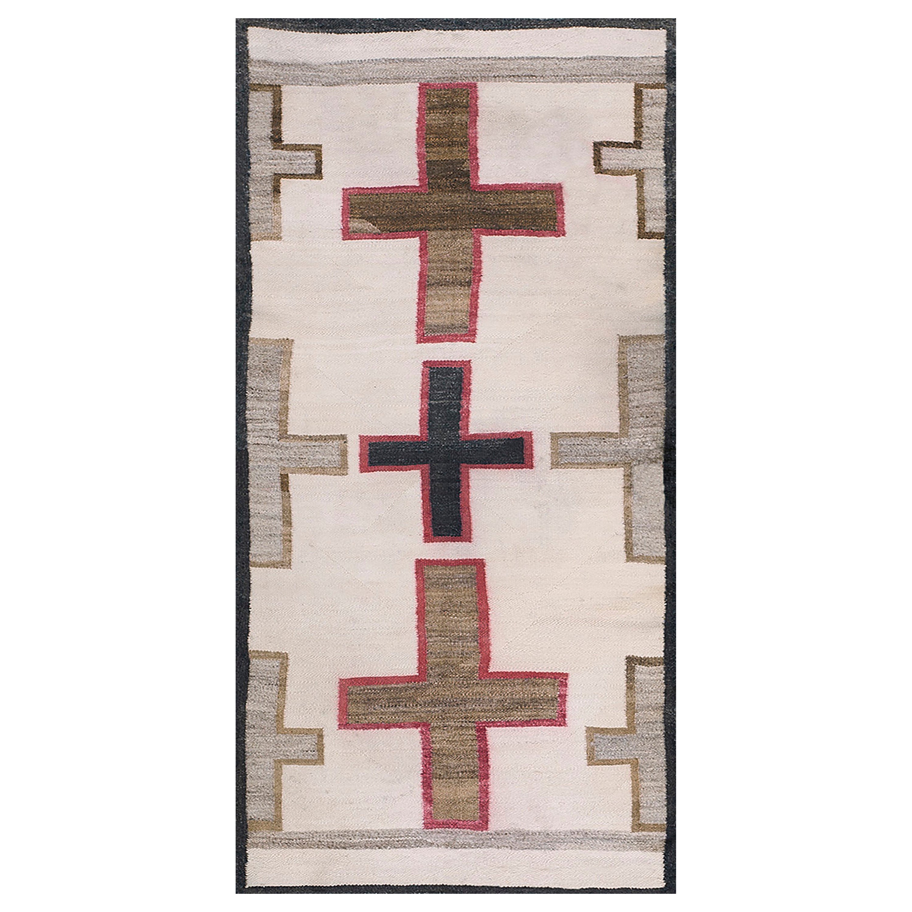 Early 20th Century American Navajo Carpet  For Sale