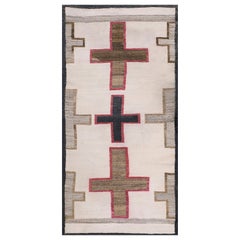 Tapis Navajo américain du début du 20e siècle 