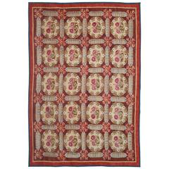 Antique French Savonnerie Carpet, 19th Century