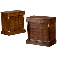 Elegant Pair of Neoclassical Chests of Drawers, Denmark, circa 1820 1