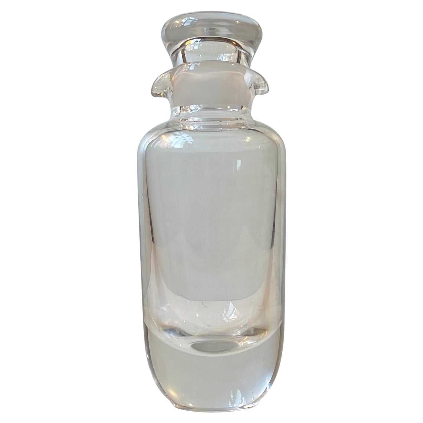 Scandinavian Modern Cocktail Shaker in Crystal Glass