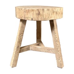 Used Elm Chop Block Table