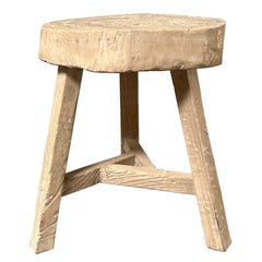 Used Elm Chop Block Table