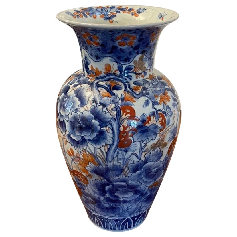 Large Antique 19th Century Quality Japanese Imari Vase For Sale