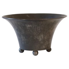 Used Hammered pewter bowl by Just Andersen, 1920s, Denmark