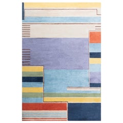Moderner, inspirierter Deko-Teppich von Doris Leslie Blau