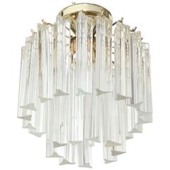 Two-Tier Triedi Crystal Flushmount by Camer 5