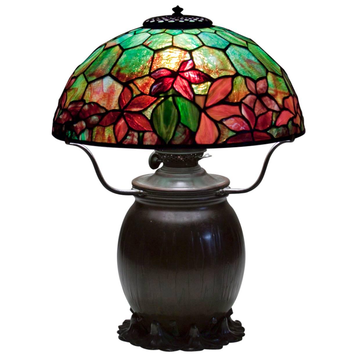 Tiffany Studios 'Woodbine' Table Lamp For Sale
