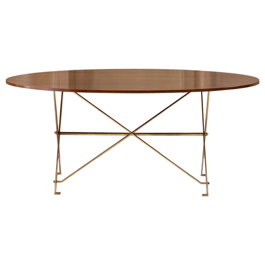 Midcentury Cavalletto table by Luigi Caccia Dominioni for Azucena 