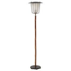 Seltenste Kalmar Bambus Stehlampe n°2081 - Österreich 1960er Jahre