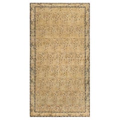 Antiker CIRCA-1900 Persischer Kirman-Teppich aus geblümter Wolle