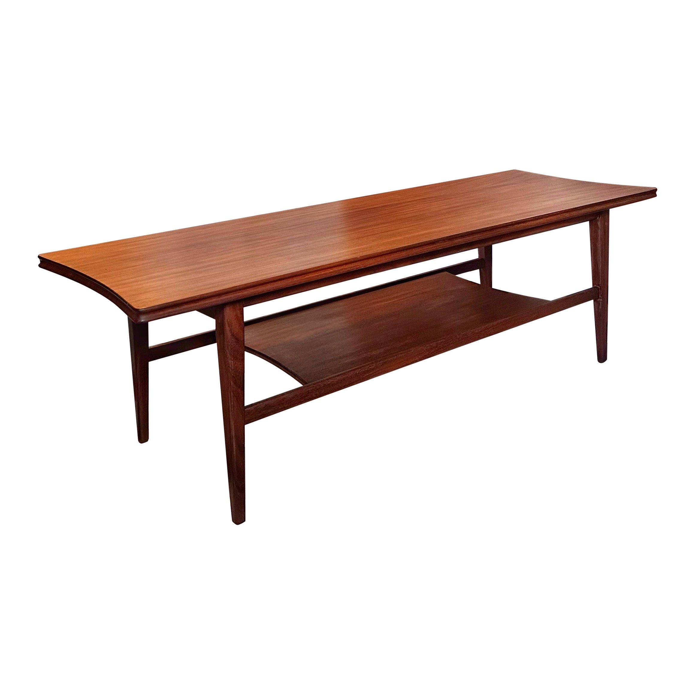 Mid-Century Solid Teak Coffee Table by Richard Hornby For Fyne Ladye